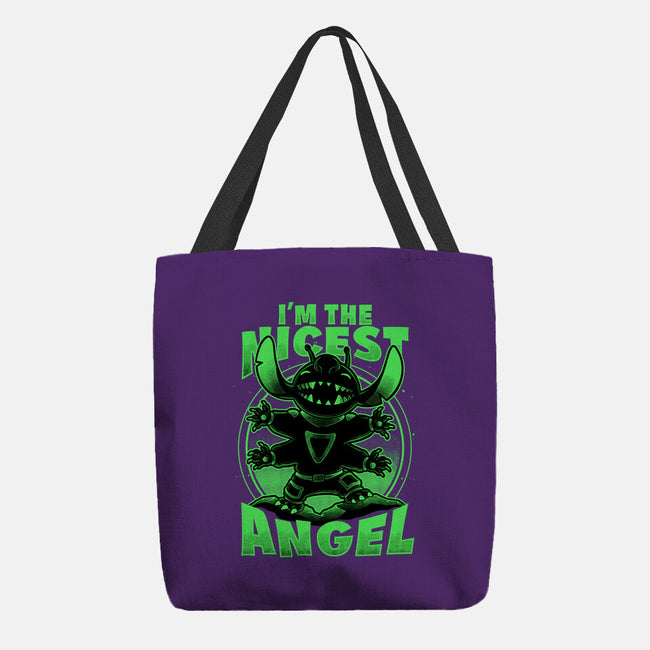 Cute Alien Nice Angel-None-Basic Tote-Bag-Studio Mootant