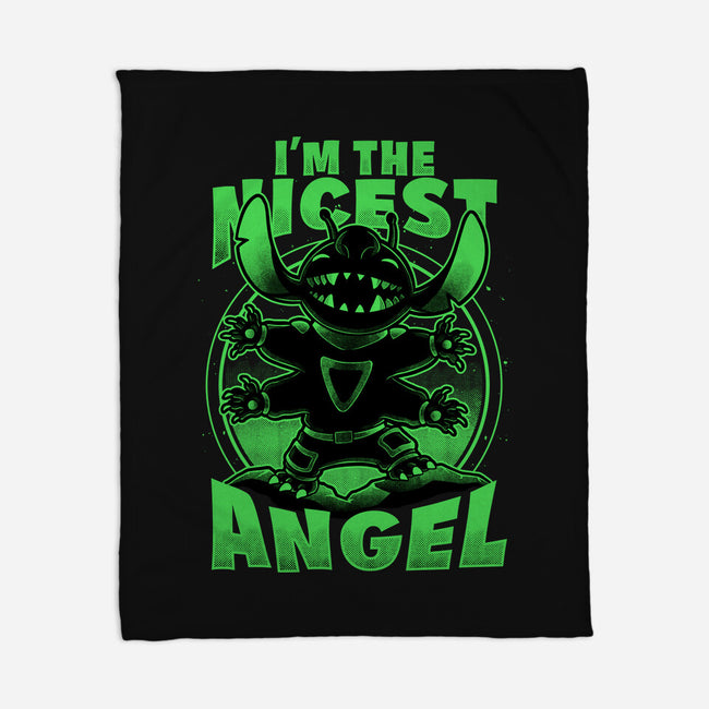 Cute Alien Nice Angel-None-Fleece-Blanket-Studio Mootant