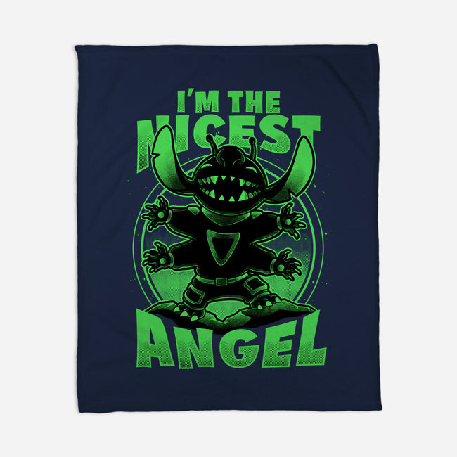 Cute Alien Nice Angel-None-Fleece-Blanket-Studio Mootant