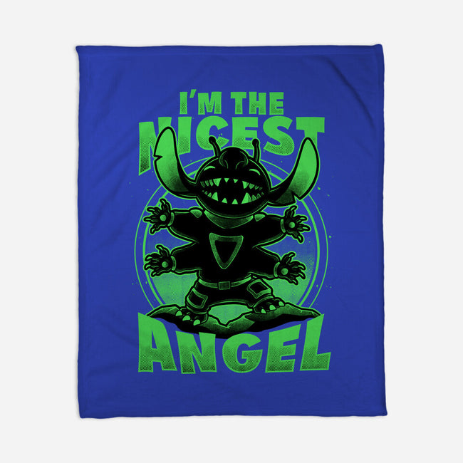 Cute Alien Nice Angel-None-Fleece-Blanket-Studio Mootant