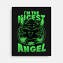 Cute Alien Nice Angel-None-Stretched-Canvas-Studio Mootant