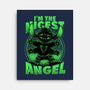 Cute Alien Nice Angel-None-Stretched-Canvas-Studio Mootant
