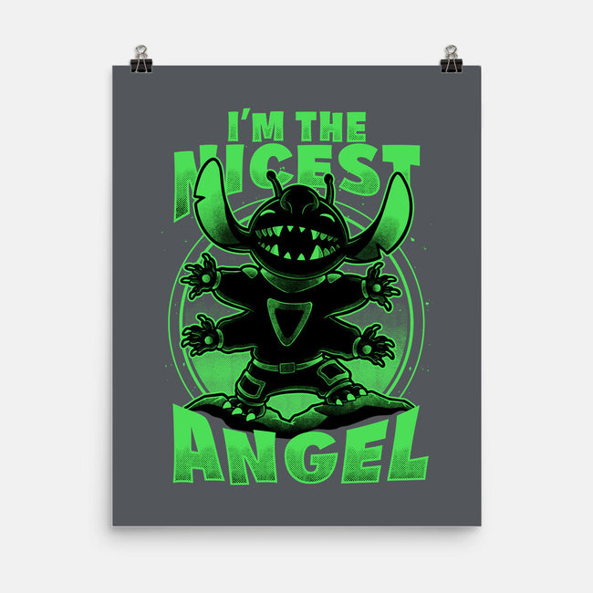 Cute Alien Nice Angel-None-Matte-Poster-Studio Mootant