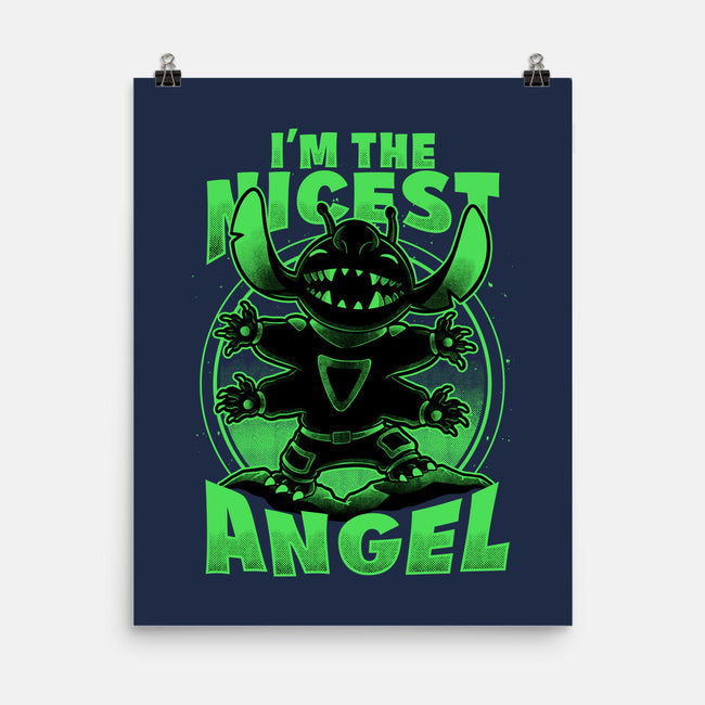 Cute Alien Nice Angel-None-Matte-Poster-Studio Mootant
