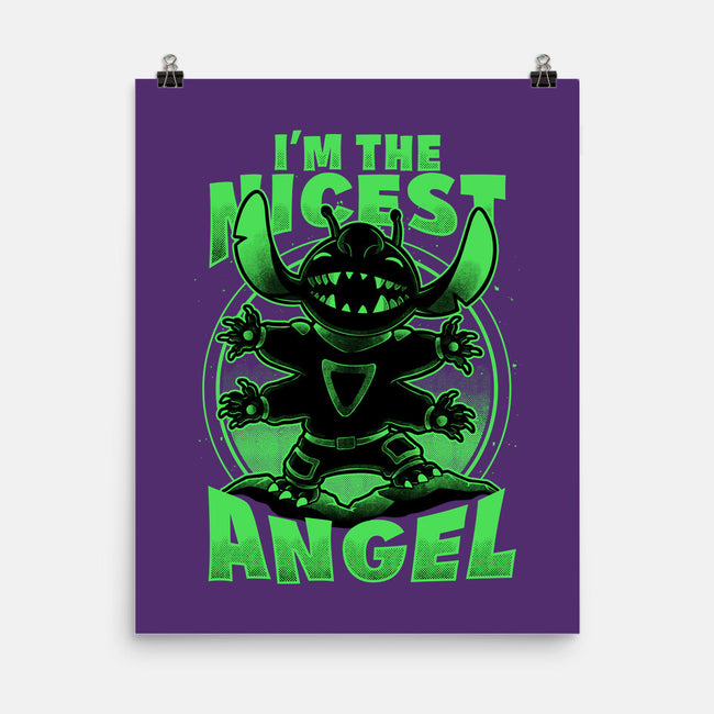 Cute Alien Nice Angel-None-Matte-Poster-Studio Mootant