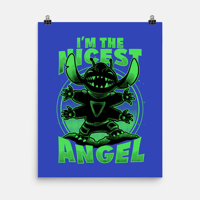 Cute Alien Nice Angel-None-Matte-Poster-Studio Mootant