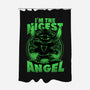 Cute Alien Nice Angel-None-Polyester-Shower Curtain-Studio Mootant