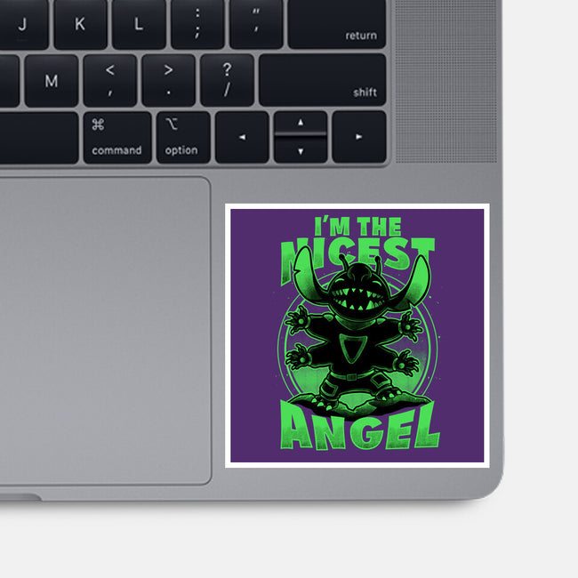 Cute Alien Nice Angel-None-Glossy-Sticker-Studio Mootant