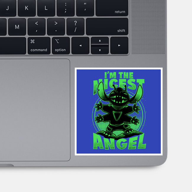 Cute Alien Nice Angel-None-Glossy-Sticker-Studio Mootant