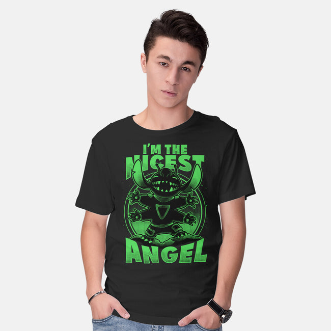Cute Alien Nice Angel-Mens-Basic-Tee-Studio Mootant