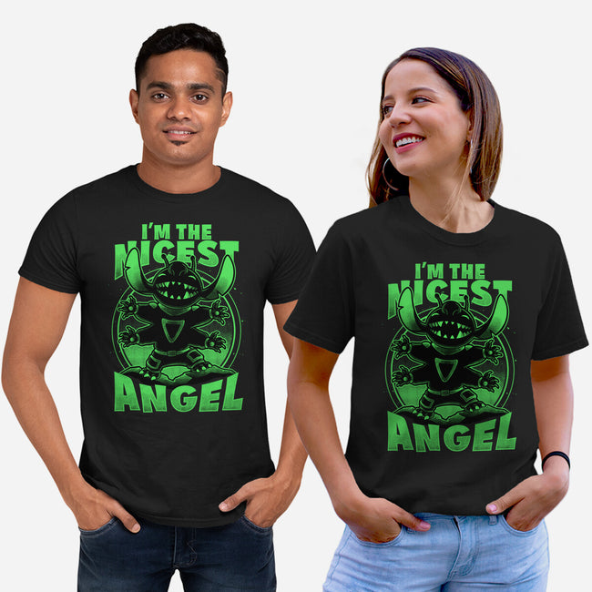 Cute Alien Nice Angel-Unisex-Basic-Tee-Studio Mootant