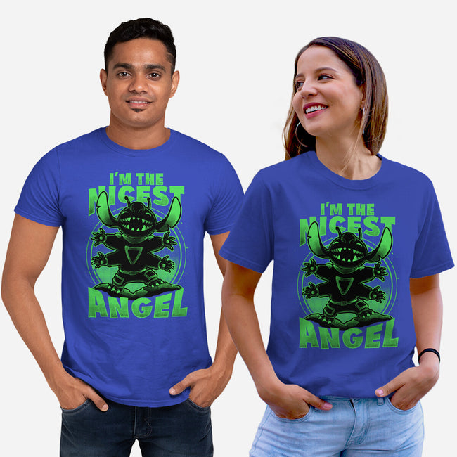 Cute Alien Nice Angel-Unisex-Basic-Tee-Studio Mootant