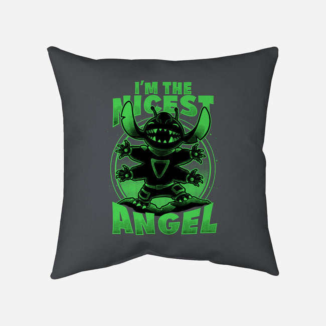 Cute Alien Nice Angel-None-Removable Cover w Insert-Throw Pillow-Studio Mootant