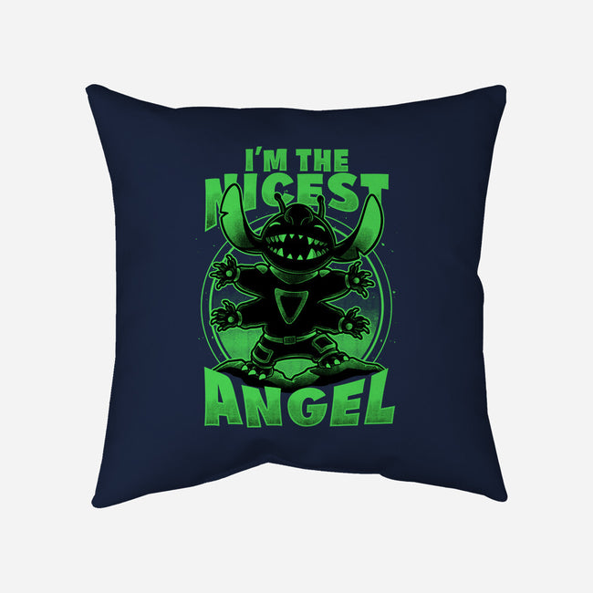 Cute Alien Nice Angel-None-Removable Cover w Insert-Throw Pillow-Studio Mootant