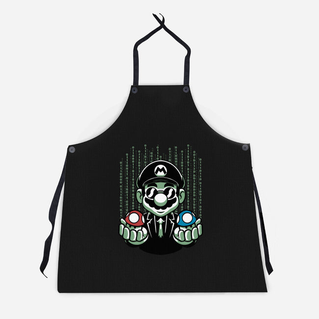 Game Mushroom Choice-Unisex-Kitchen-Apron-Studio Mootant