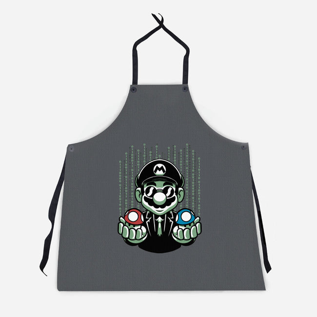 Game Mushroom Choice-Unisex-Kitchen-Apron-Studio Mootant