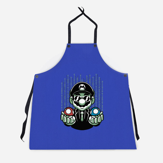 Game Mushroom Choice-Unisex-Kitchen-Apron-Studio Mootant