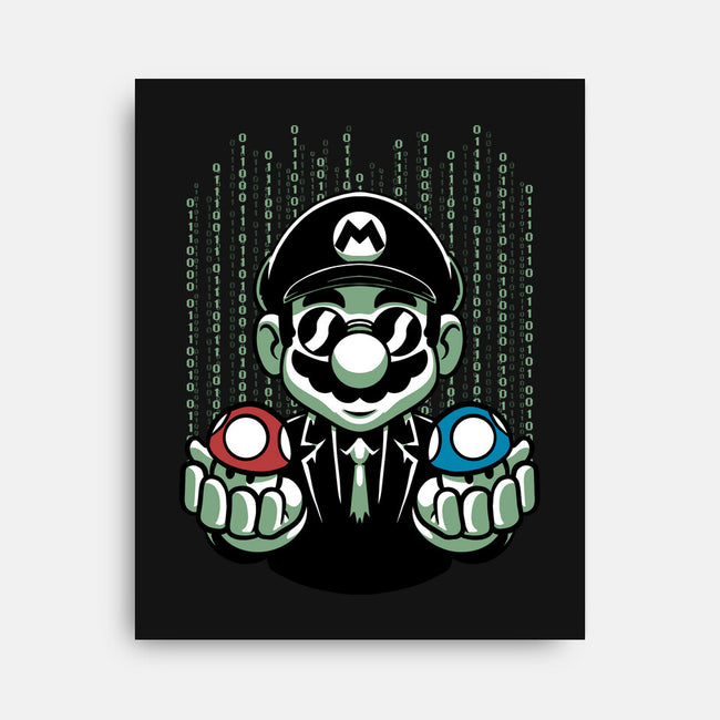 Game Mushroom Choice-None-Stretched-Canvas-Studio Mootant