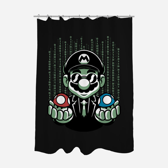 Game Mushroom Choice-None-Polyester-Shower Curtain-Studio Mootant