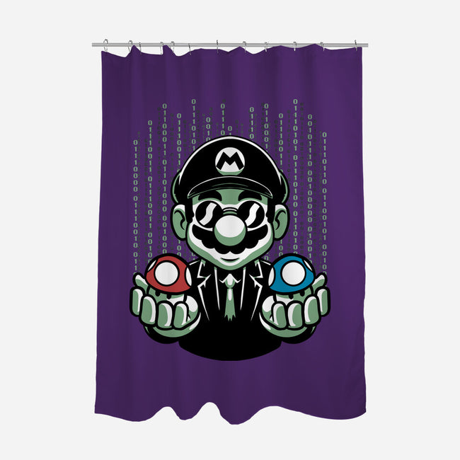 Game Mushroom Choice-None-Polyester-Shower Curtain-Studio Mootant