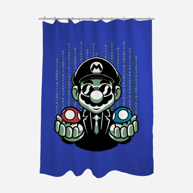 Game Mushroom Choice-None-Polyester-Shower Curtain-Studio Mootant