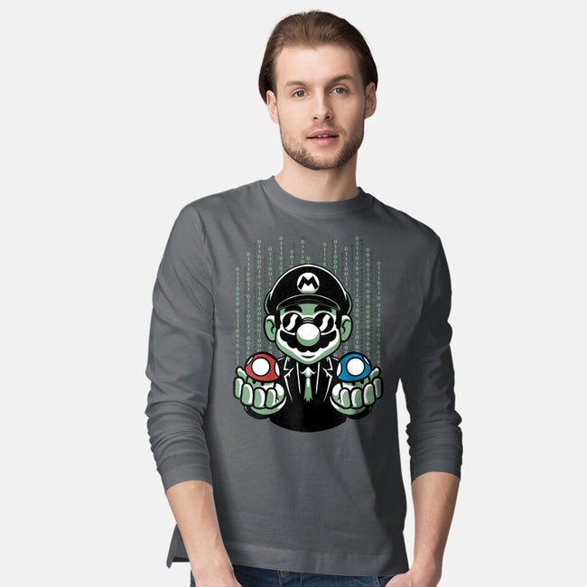 Game Mushroom Choice-Mens-Long Sleeved-Tee-Studio Mootant