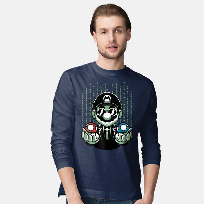 Game Mushroom Choice-Mens-Long Sleeved-Tee-Studio Mootant