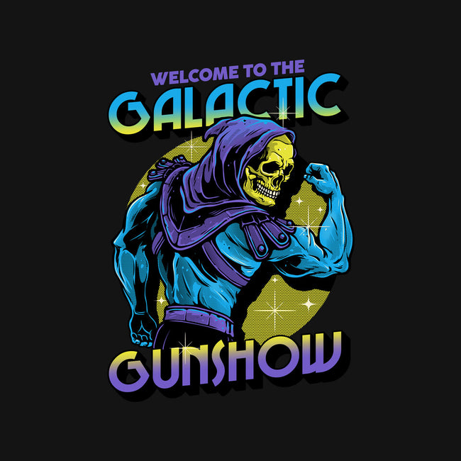 Welcome To The Galactic Gun Show-Mens-Basic-Tee-glitchygorilla