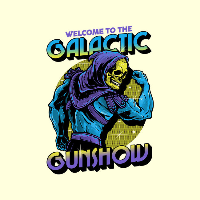 Welcome To The Galactic Gun Show-Mens-Basic-Tee-glitchygorilla