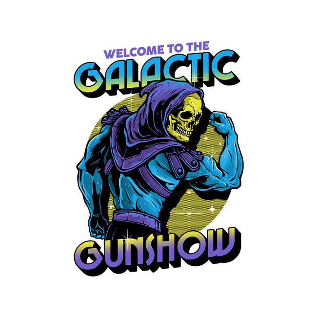 Welcome To The Galactic Gun Show-Mens-Basic-Tee-glitchygorilla