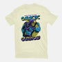 Welcome To The Galactic Gun Show-Mens-Basic-Tee-glitchygorilla