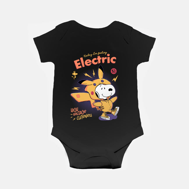 Feeling Electric-Baby-Basic-Onesie-Jelly89