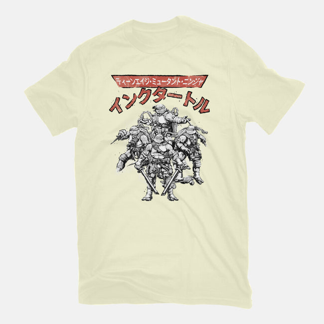 Ninja Squad Sumi-E-Mens-Basic-Tee-Astrobot Invention