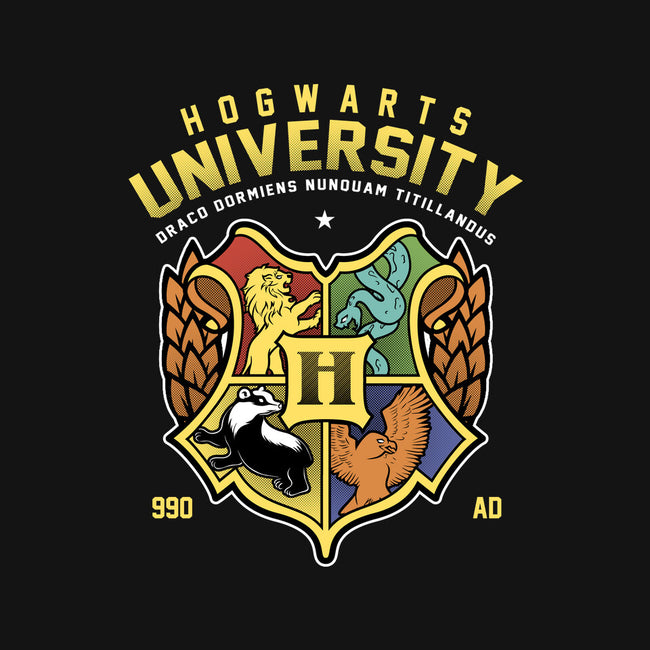 Hogwarts University-Mens-Basic-Tee-Astrobot Invention