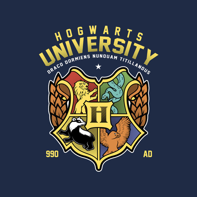 Hogwarts University-Mens-Basic-Tee-Astrobot Invention