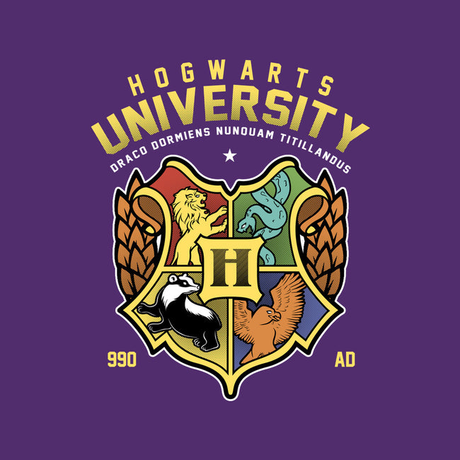 Hogwarts University-Mens-Basic-Tee-Astrobot Invention