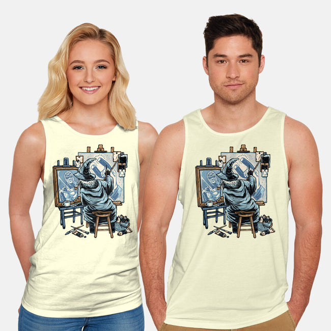 Painting Wizard-Unisex-Basic-Tank-glitchygorilla