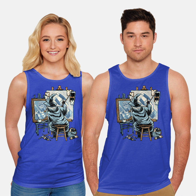 Painting Wizard-Unisex-Basic-Tank-glitchygorilla