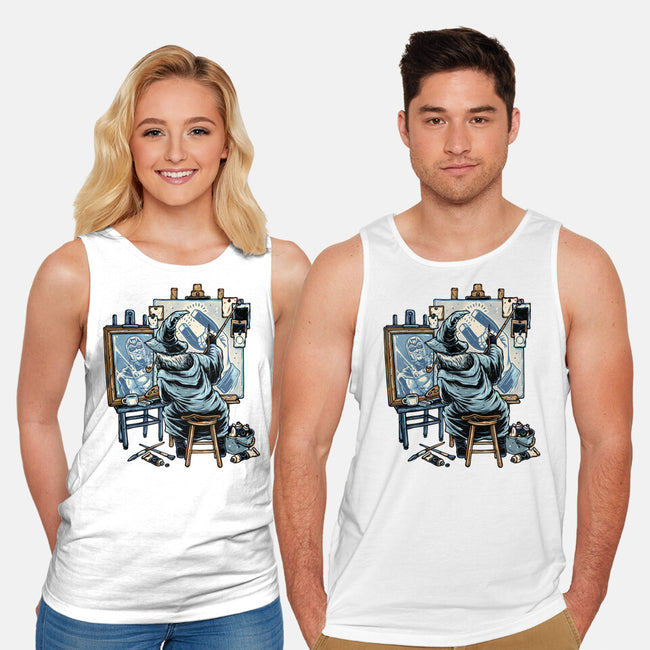 Painting Wizard-Unisex-Basic-Tank-glitchygorilla
