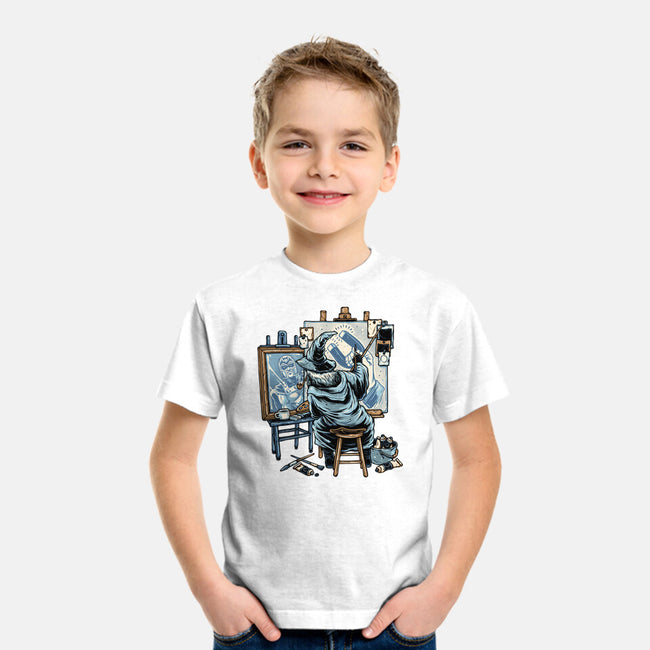 Painting Wizard-Youth-Basic-Tee-glitchygorilla