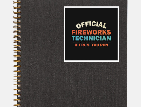 Official Fireworks Technician