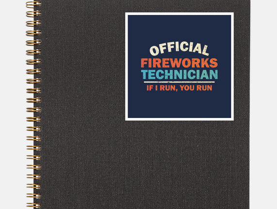 Official Fireworks Technician