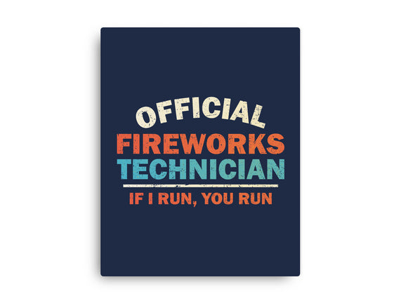 Official Fireworks Technician