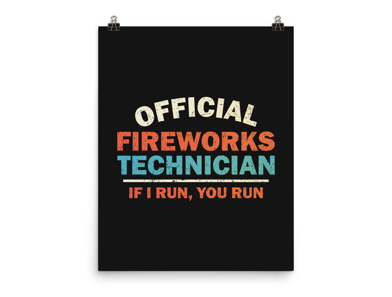 Official Fireworks Technician