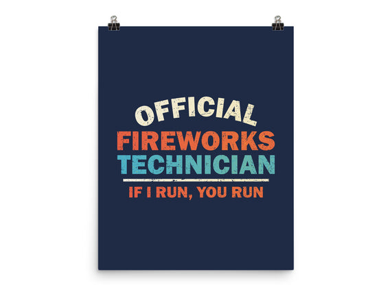 Official Fireworks Technician