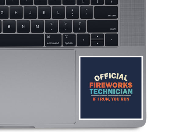 Official Fireworks Technician