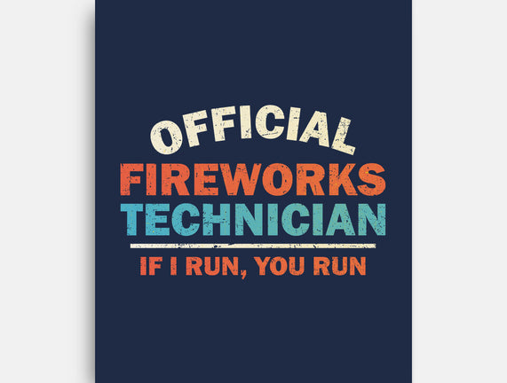 Official Fireworks Technician