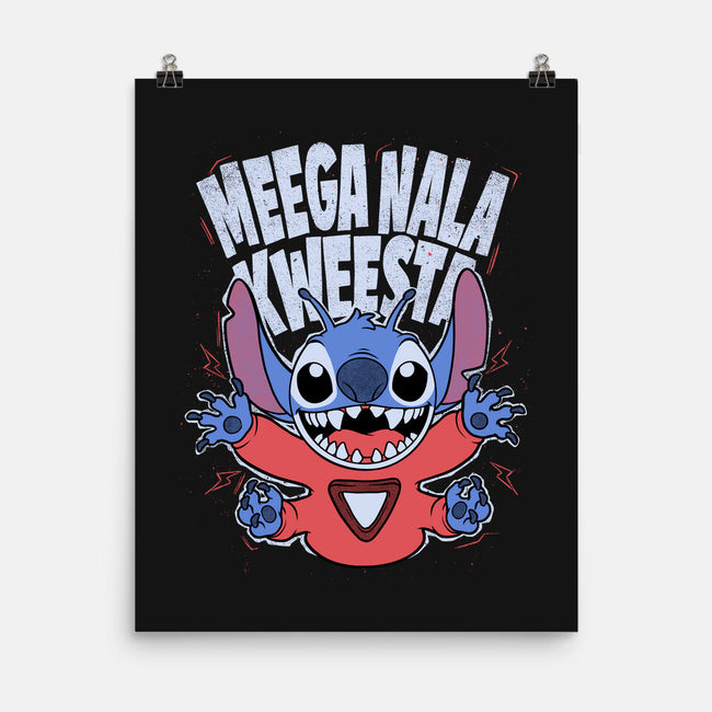 Bad Word Alien-None-Matte-Poster-Studio Mootant