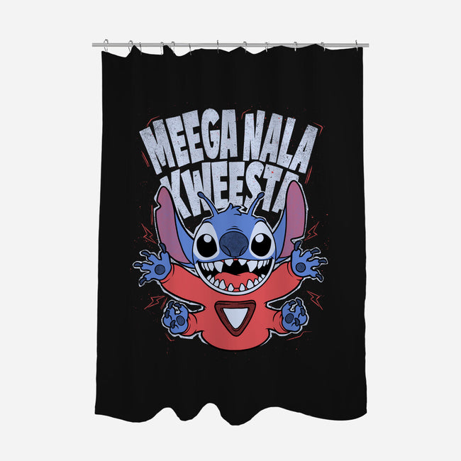 Bad Word Alien-None-Polyester-Shower Curtain-Studio Mootant