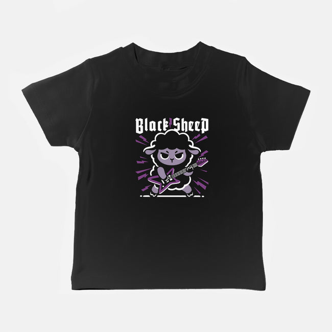 Black Sheep Rock Metal-Baby-Basic-Tee-NemiMakeit